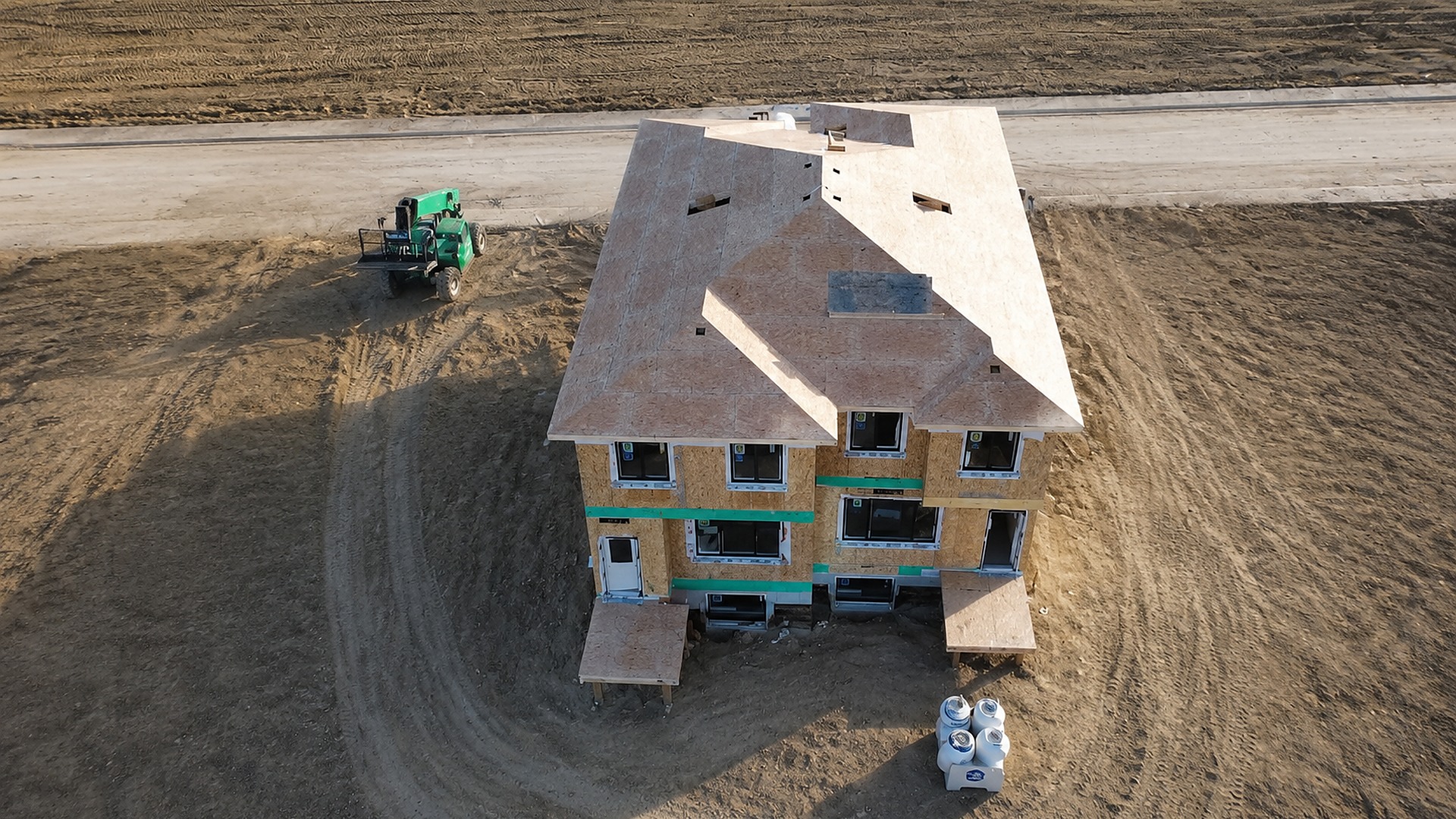 Residential framing project in the Calgary area